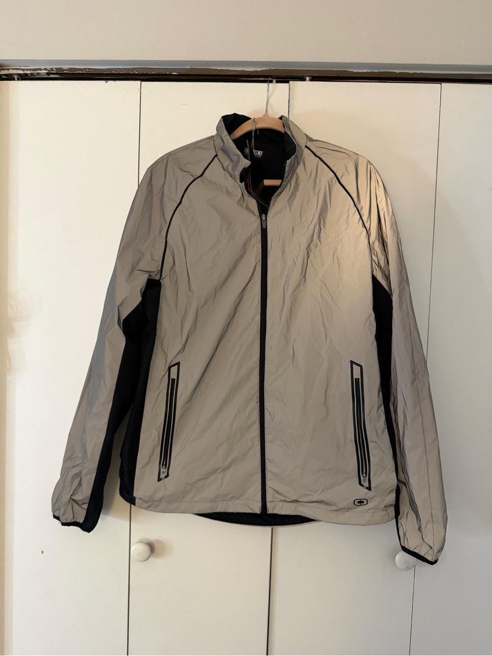 OGIO Men's Gray and Black Windbreaker Jacket